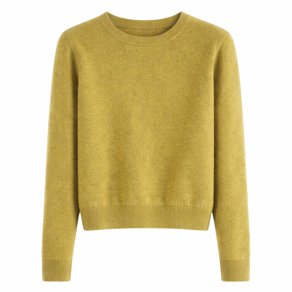 Sina Women's Cashmere Sweater Classic Round Neck & Timeless Elegance