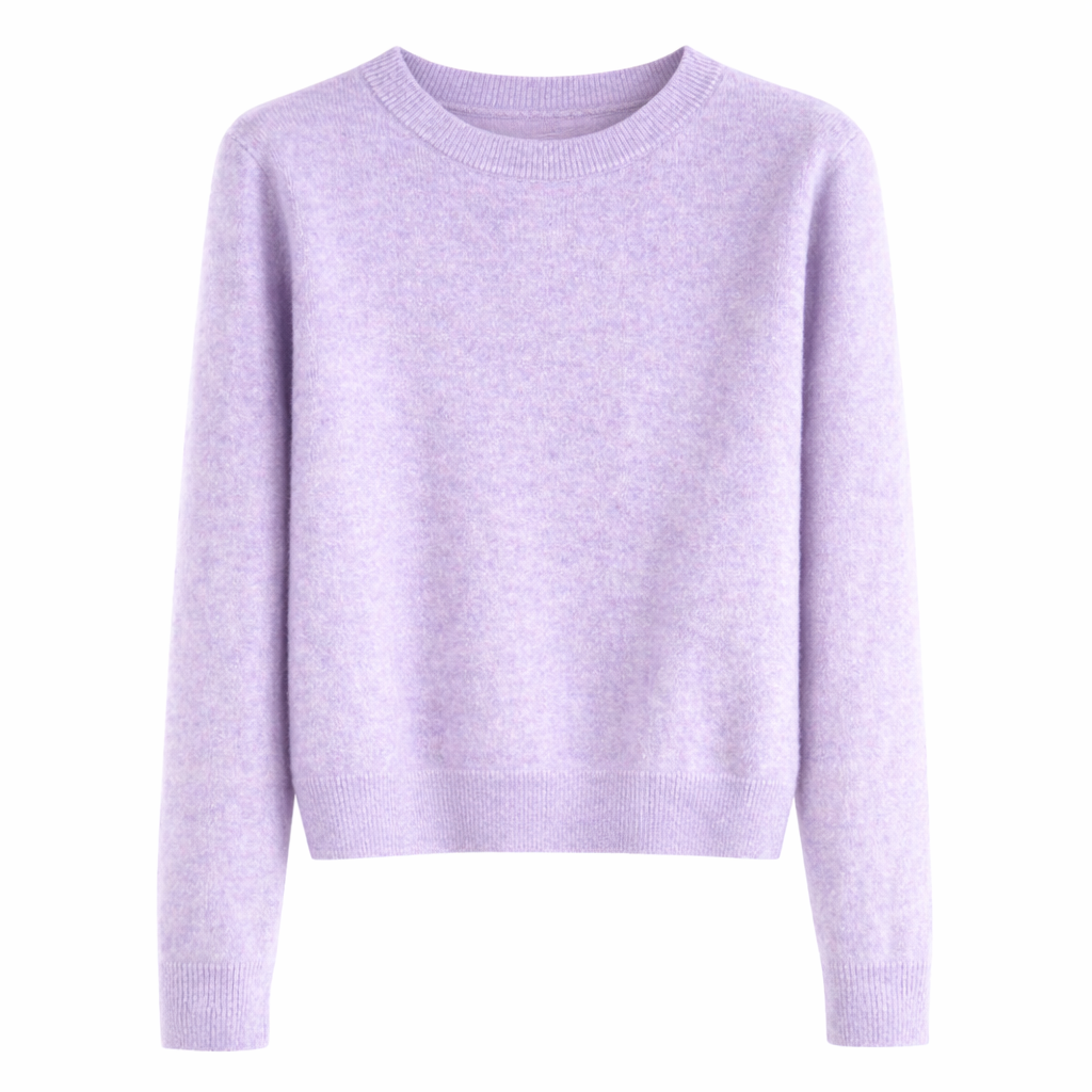 Sina Women's Cashmere Sweater Classic Round Neck & Timeless Elegance