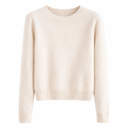 Sina Women's Cashmere Sweater Classic Round Neck & Timeless Elegance
