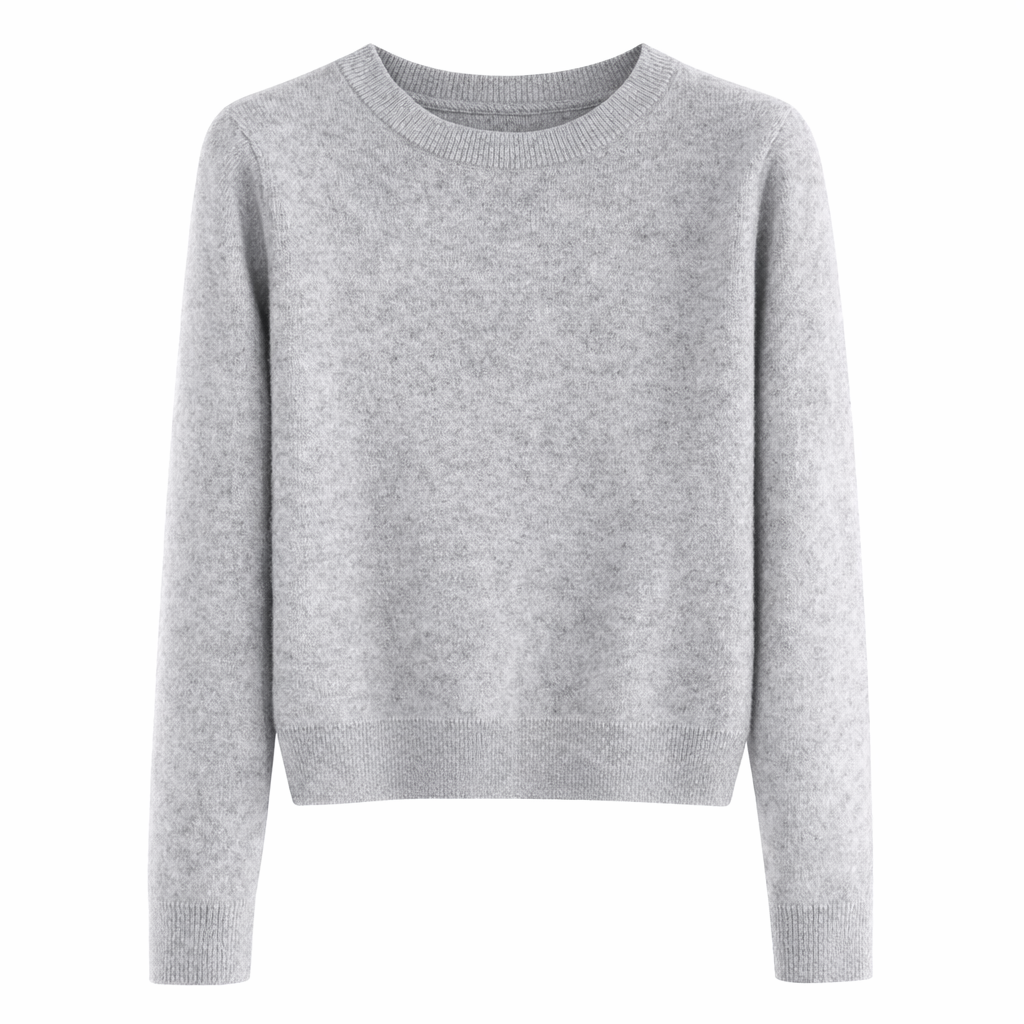 Sina Women's Cashmere Sweater Classic Round Neck & Timeless Elegance