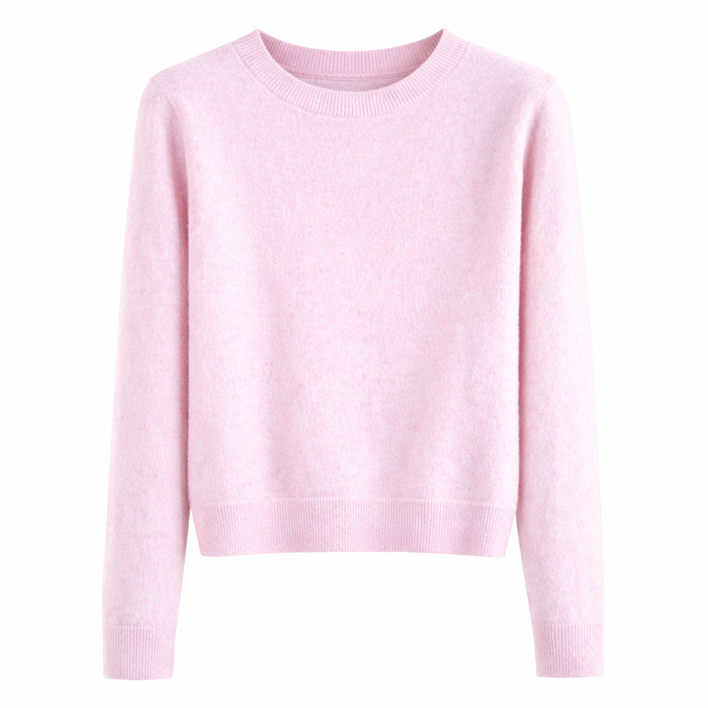 Sina Women's Cashmere Sweater Classic Round Neck & Timeless Elegance