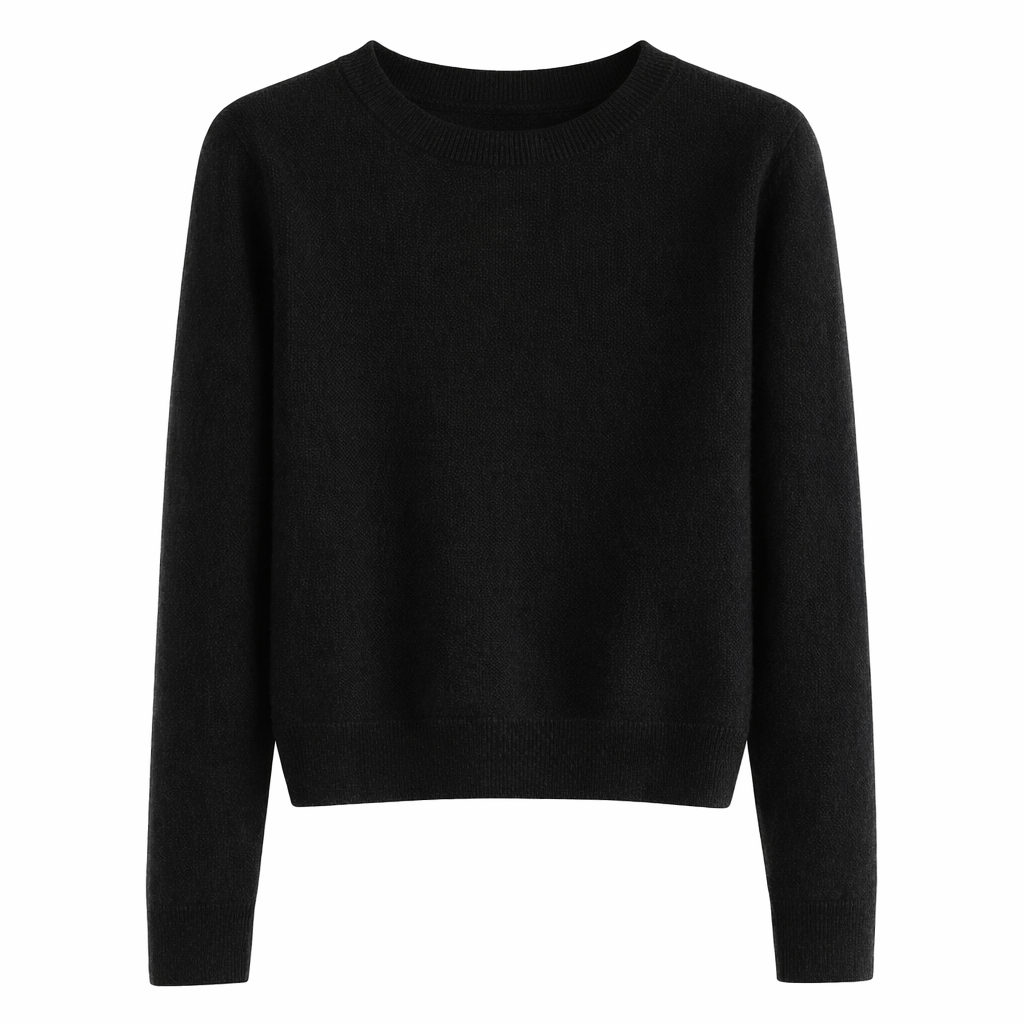 Sina Women's Cashmere Sweater Classic Round Neck & Timeless Elegance
