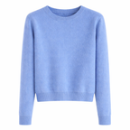 Sina Women's Cashmere Sweater Classic Round Neck & Timeless Elegance