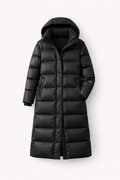 Aurora Women's Warm Waterproof Longline Down Jacket | Puffer Coat for Women | Stylish Extreme Cold Weather Outerwear
