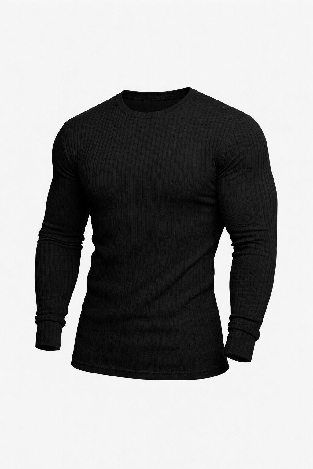Donatello Men's Luxury Cashmere Blend Slim Fit Crew Neck Sweater | Soft Premium Elegant Smart Casual Everyday Winter Knitwear