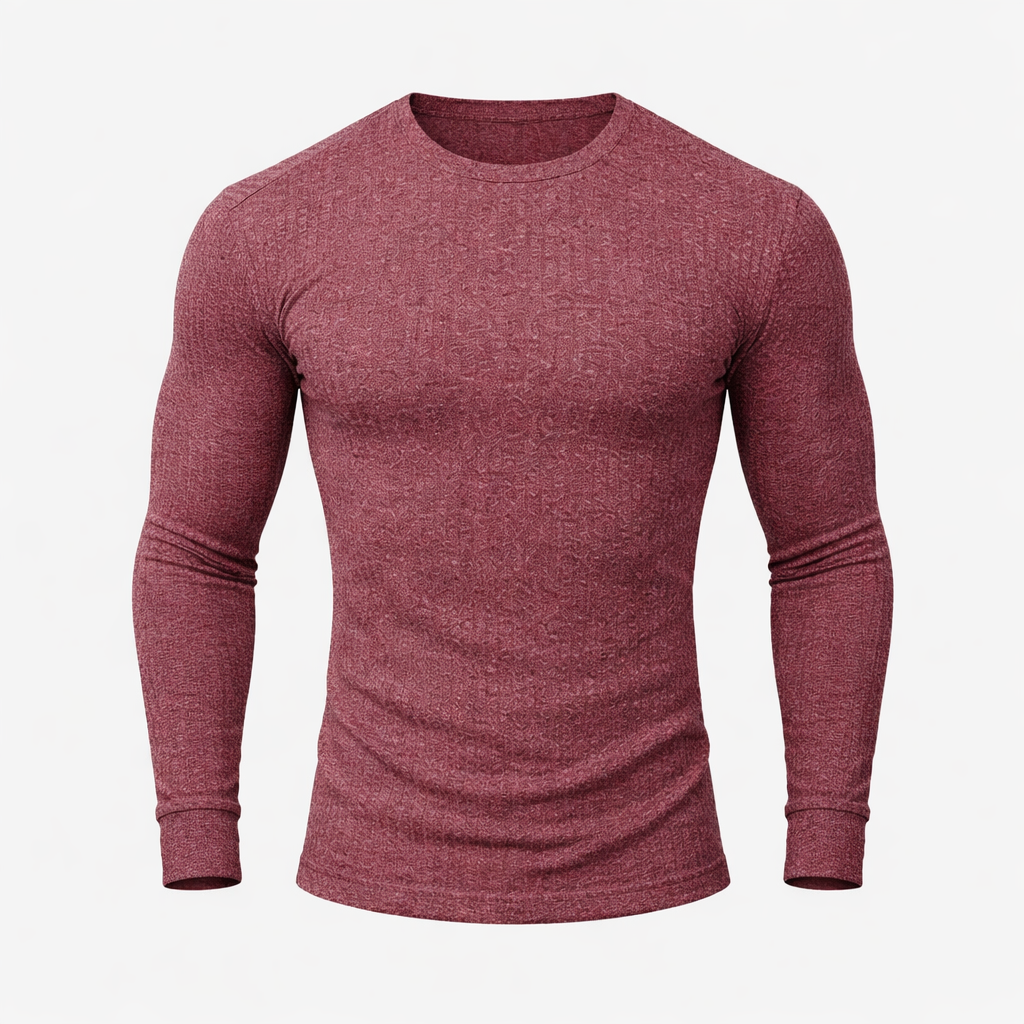 Donatello Men's Luxury Cashmere Blend Slim Fit Crew Neck Sweater | Soft Premium Elegant Smart Casual Everyday Winter Knitwear