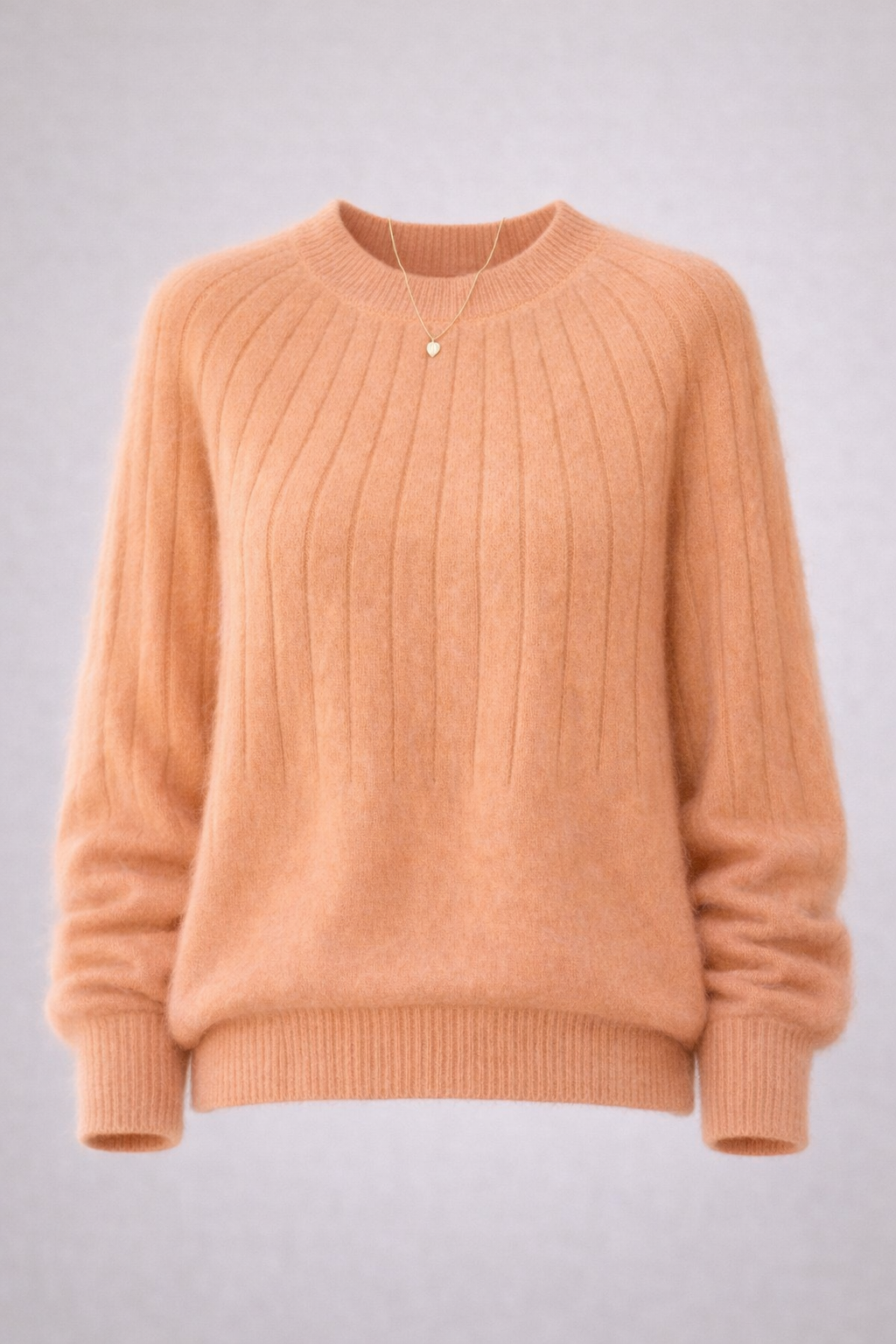 Linda Women's Soft Cashmere Blend Crew Neck Jumper | Luxury Knitted Pullover for Women | Classic Everyday Winter Knitwear