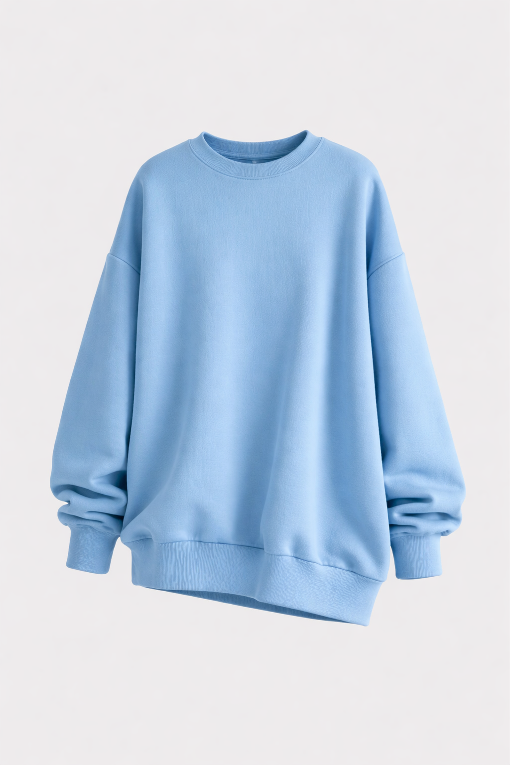 Sable Women's Oversized Black Cotton Knit Sweater | Casual Long Sleeve Crew Neck Pullover for Women