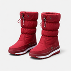 Nordic Women's Waterproof Snow Boots | Warm Insulated Mid-Height Winter Boots for Women | Cosy All-Weather Cold Weather Footwear