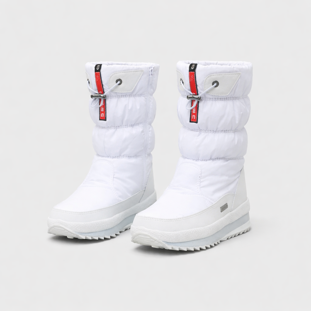 Nordic Women's Waterproof Snow Boots | Warm Insulated Mid-Height Winter Boots for Women | Cosy All-Weather Cold Weather Footwear