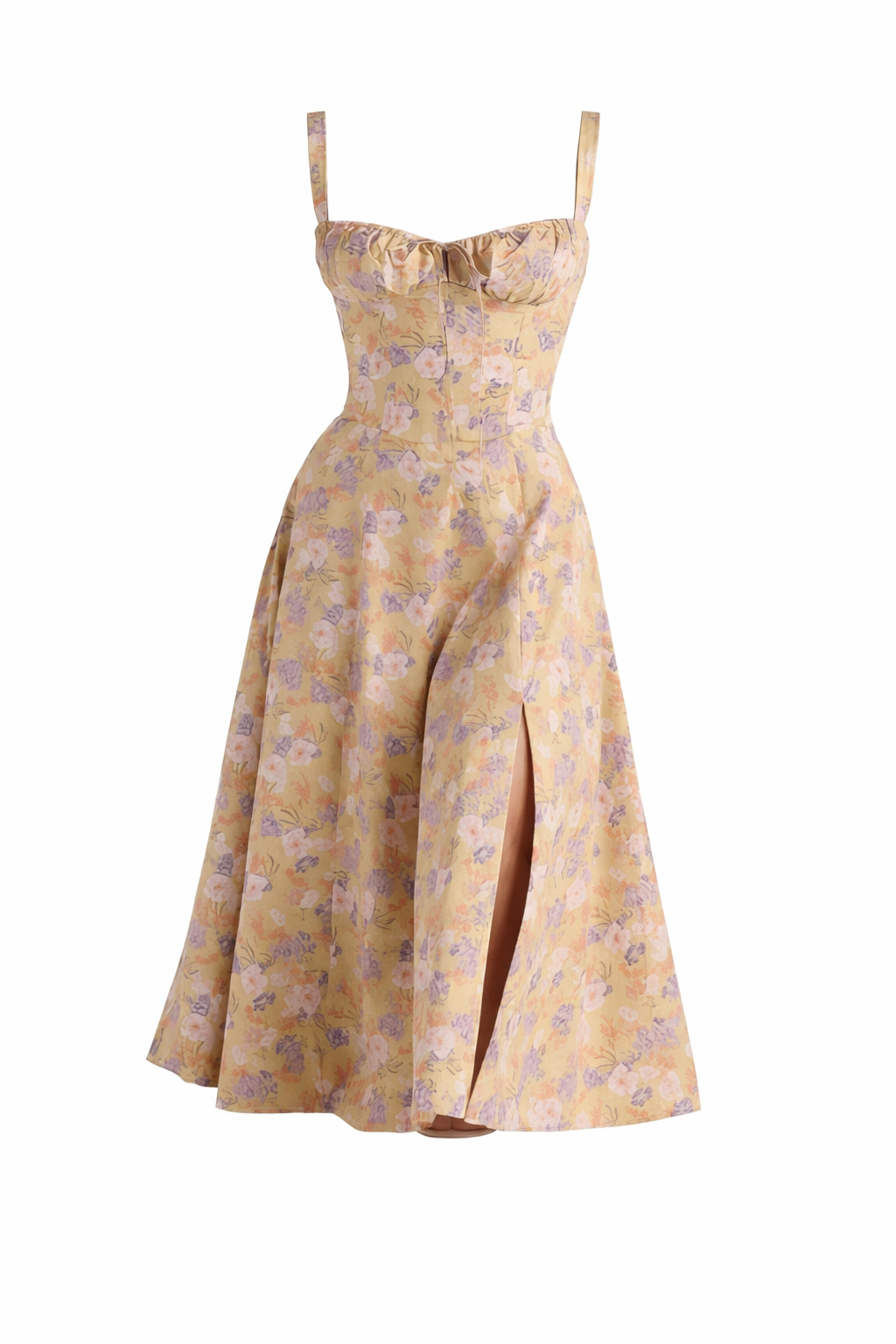 Scarlett | Women’s Floral Midi Dress – Lightweight Summer Dress | Casual & Elegant