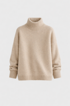 Sydney Pull Woman Turtleneck Oversize in Cashmere – Soft, Warm & Elegant
