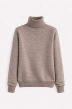 Emmie Turtleneck Sweater in Cashmere for Women – Premium Soft Knit Offering Warmth and Light Comfort