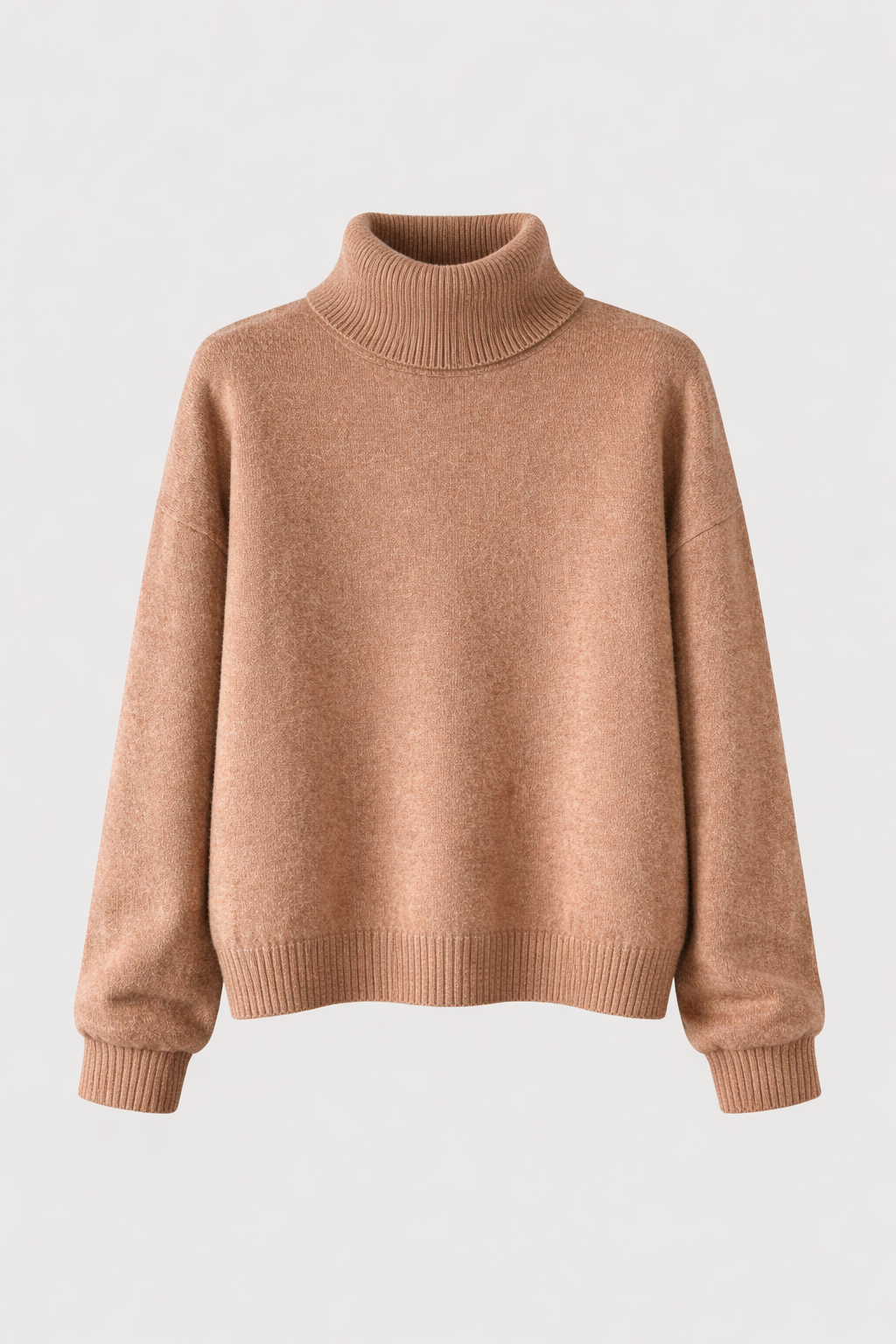 Emmie Turtleneck Sweater in Cashmere for Women – Premium Soft Knit Offering Warmth and Light Comfort