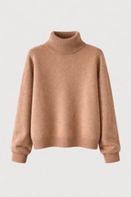 Emmie Turtleneck Sweater in Cashmere for Women – Premium Soft Knit Offering Warmth and Light Comfort