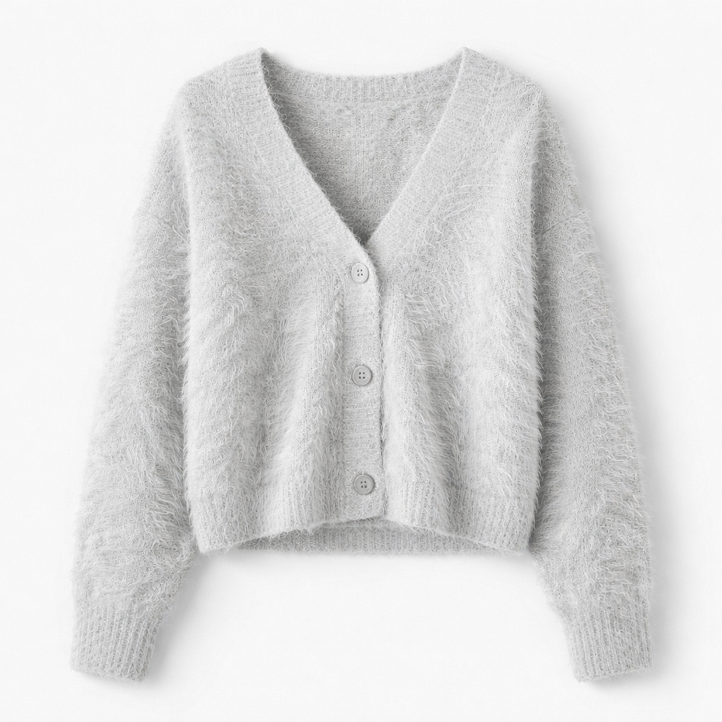 Ella Cashmere Sweater Woman – Loose Elegant & Soft Comfortable Timeless Cardigan