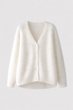Ella Cashmere Sweater Woman – Loose Elegant & Soft Comfortable Timeless Cardigan