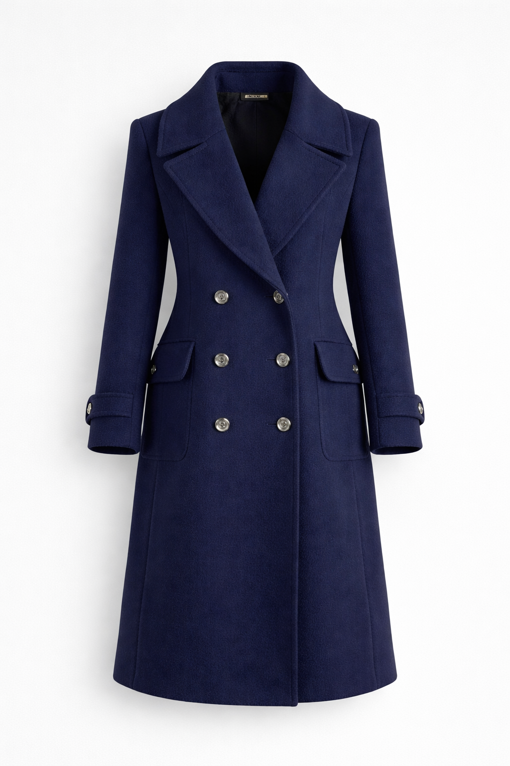 Magnolia Women's Oversized Double-Breasted Wool Blend Coat | Full Length Maxi Wool Coat for Women