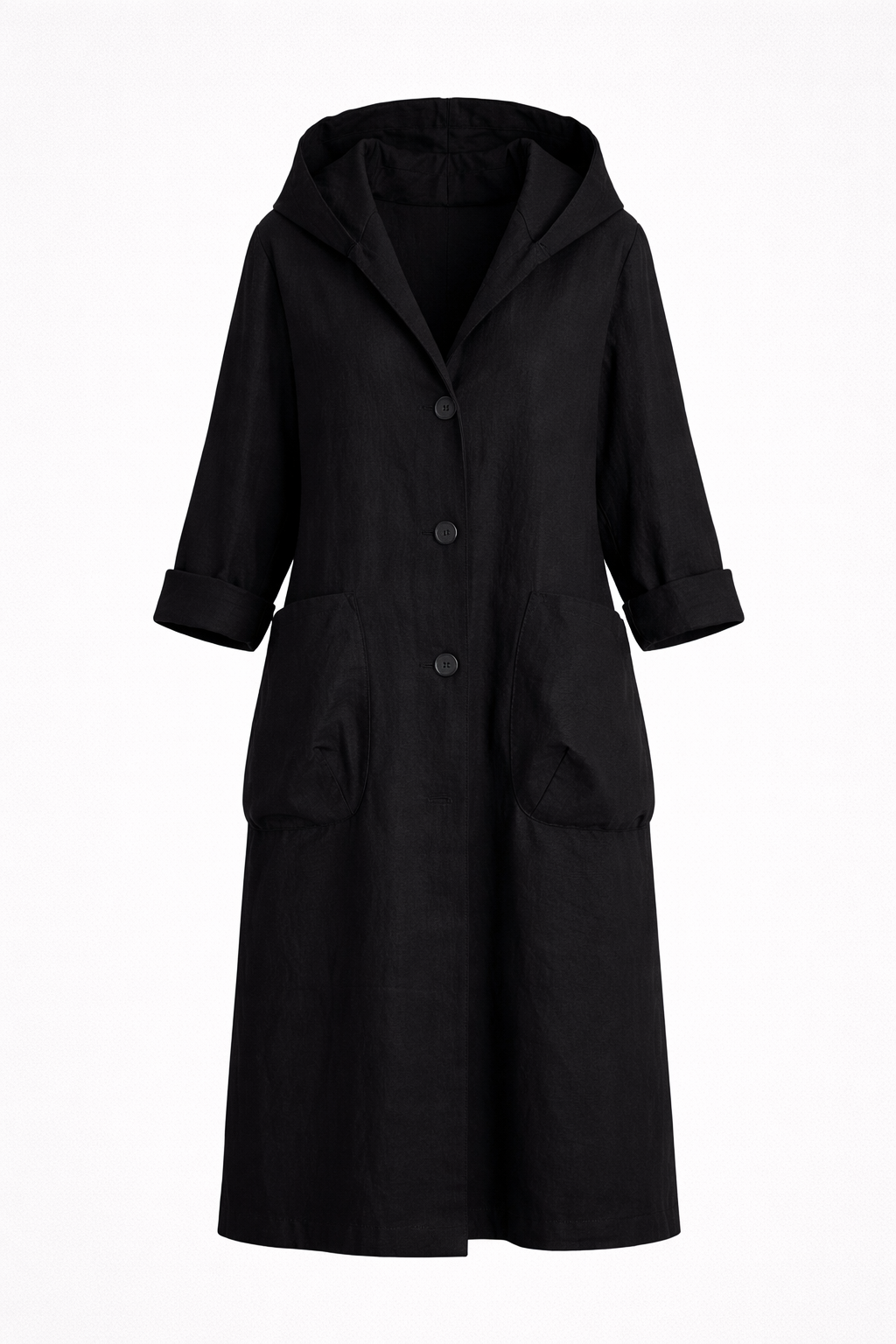 Portia Women's Longline Waterproof Trench Coat | Classic Tailored Hooded Trench Coat for Women | Chic Everyday Smart Casual