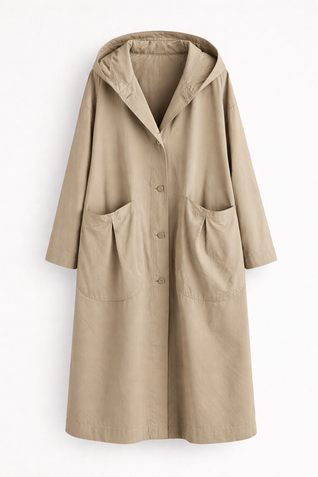 Portia Women's Longline Waterproof Trench Coat | Classic Tailored Hooded Trench Coat for Women | Chic Everyday Smart Casual