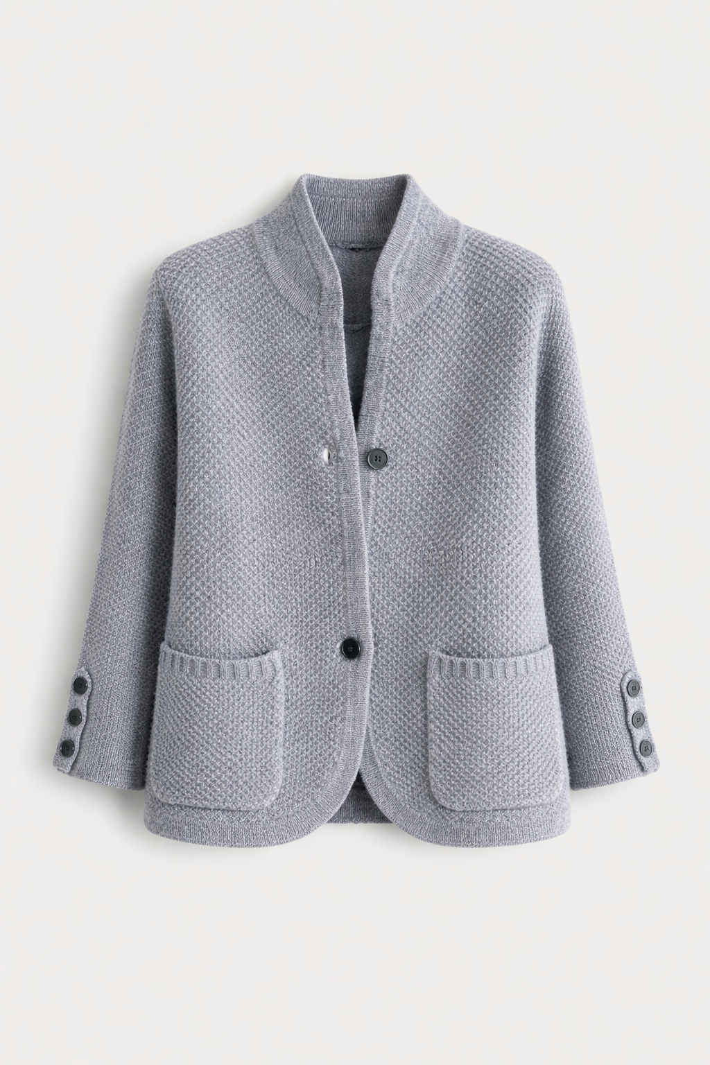 Lucille Cardigan Woman – Soft Cashmere Buttoned Sweater & Elegant Classic Cut
