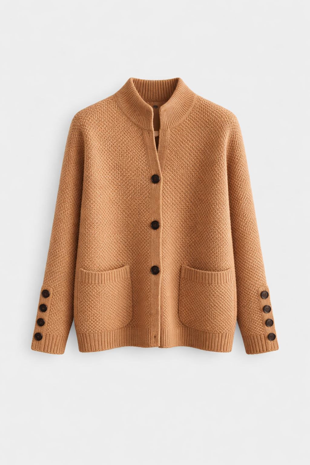 Lucille Cardigan Woman – Soft Cashmere Buttoned Sweater & Elegant Classic Cut