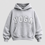 Zen Women's Yoga Hoodie with Trendy Print | Comfortable Cotton Pullover for Women
