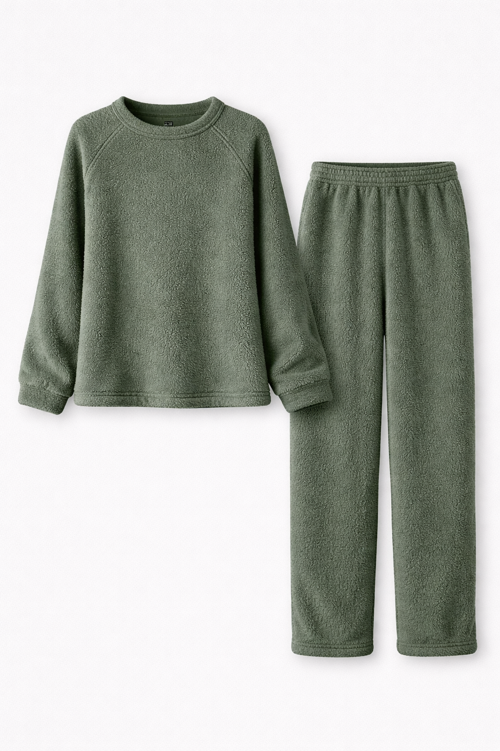 Ember Women's Cosy Fleece Pyjama Set | Long Sleeve Top & Comfortable Trousers