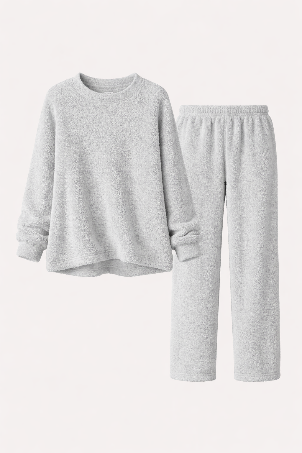 Ember Women's Cosy Fleece Pyjama Set | Long Sleeve Top & Comfortable Trousers