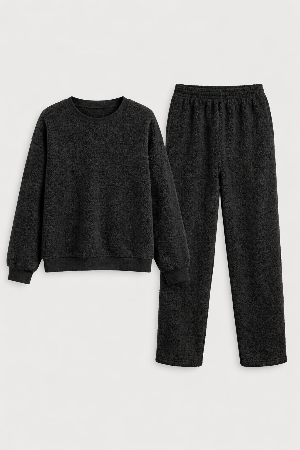 Ember Women's Cosy Fleece Pyjama Set | Long Sleeve Top & Comfortable Trousers