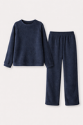 Ember Women's Cosy Fleece Pyjama Set | Long Sleeve Top & Comfortable Trousers