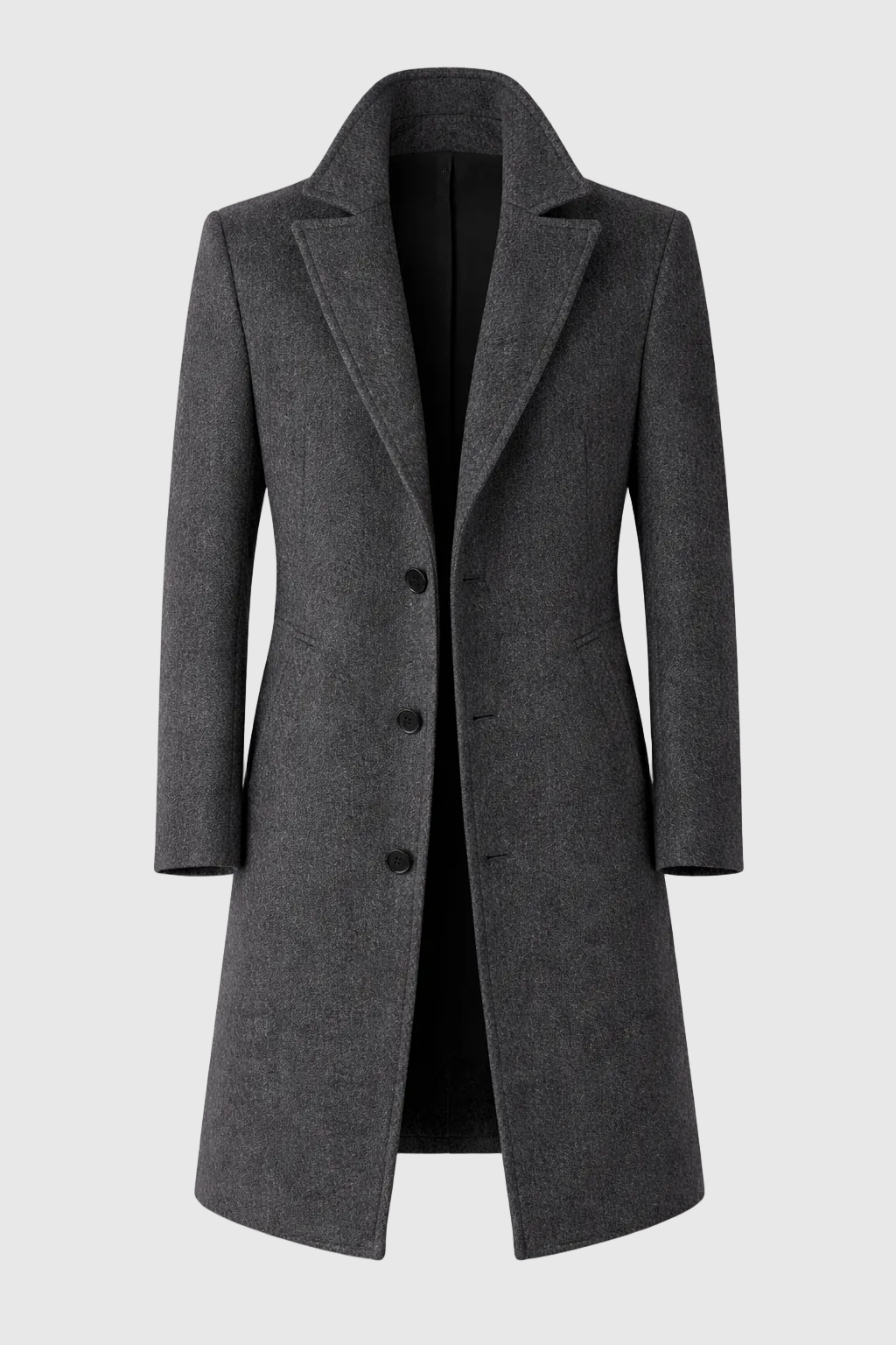 William Wool Coat for Men – Classic Fit with Warm and Durable Fabric & Timeless Design