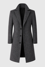 William Wool Coat for Men – Classic Fit with Warm and Durable Fabric & Timeless Design