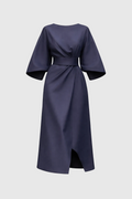 Louise Elegant Dress Woman – Feminine Design with Lantern Sleeves & Adjustable Fitted Cut