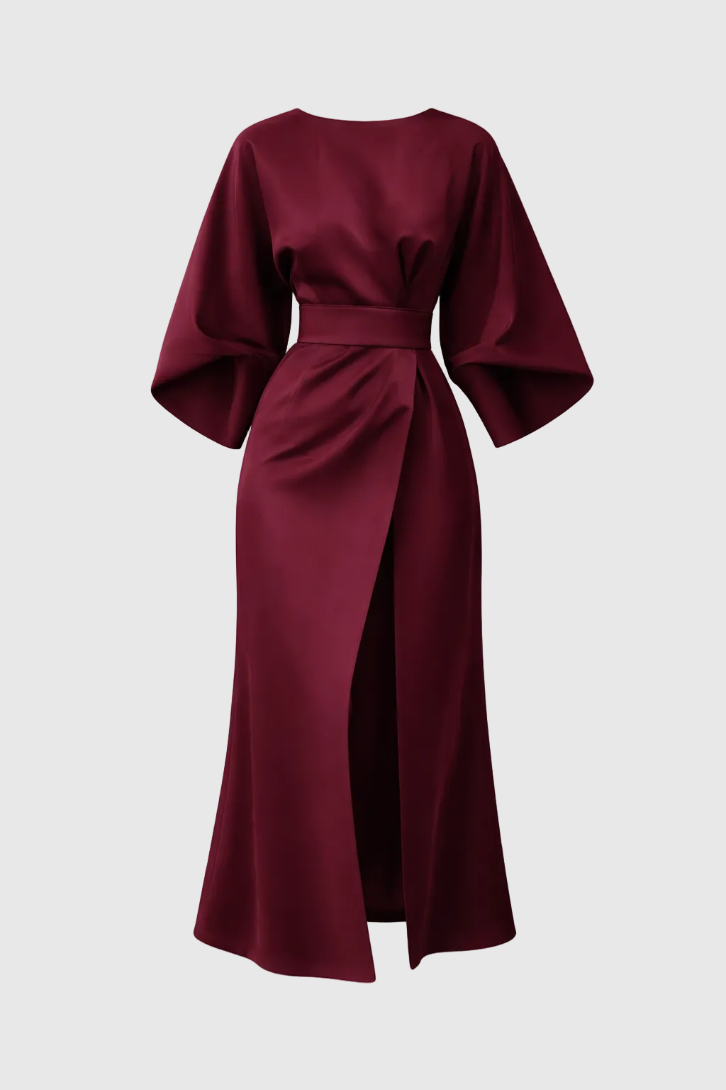 Louise Elegant Dress Woman – Feminine Design with Lantern Sleeves & Adjustable Fitted Cut