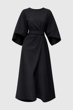 Louise Elegant Dress Woman – Feminine Design with Lantern Sleeves & Adjustable Fitted Cut
