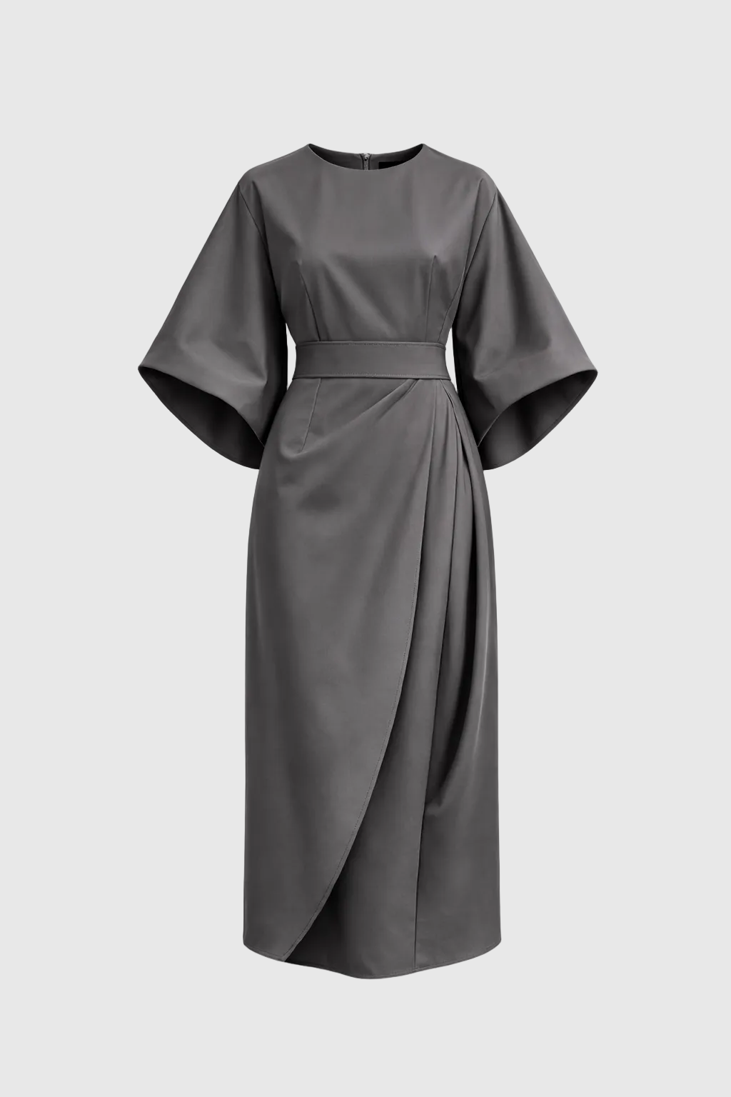 Louise Elegant Dress Woman – Feminine Design with Lantern Sleeves & Adjustable Fitted Cut