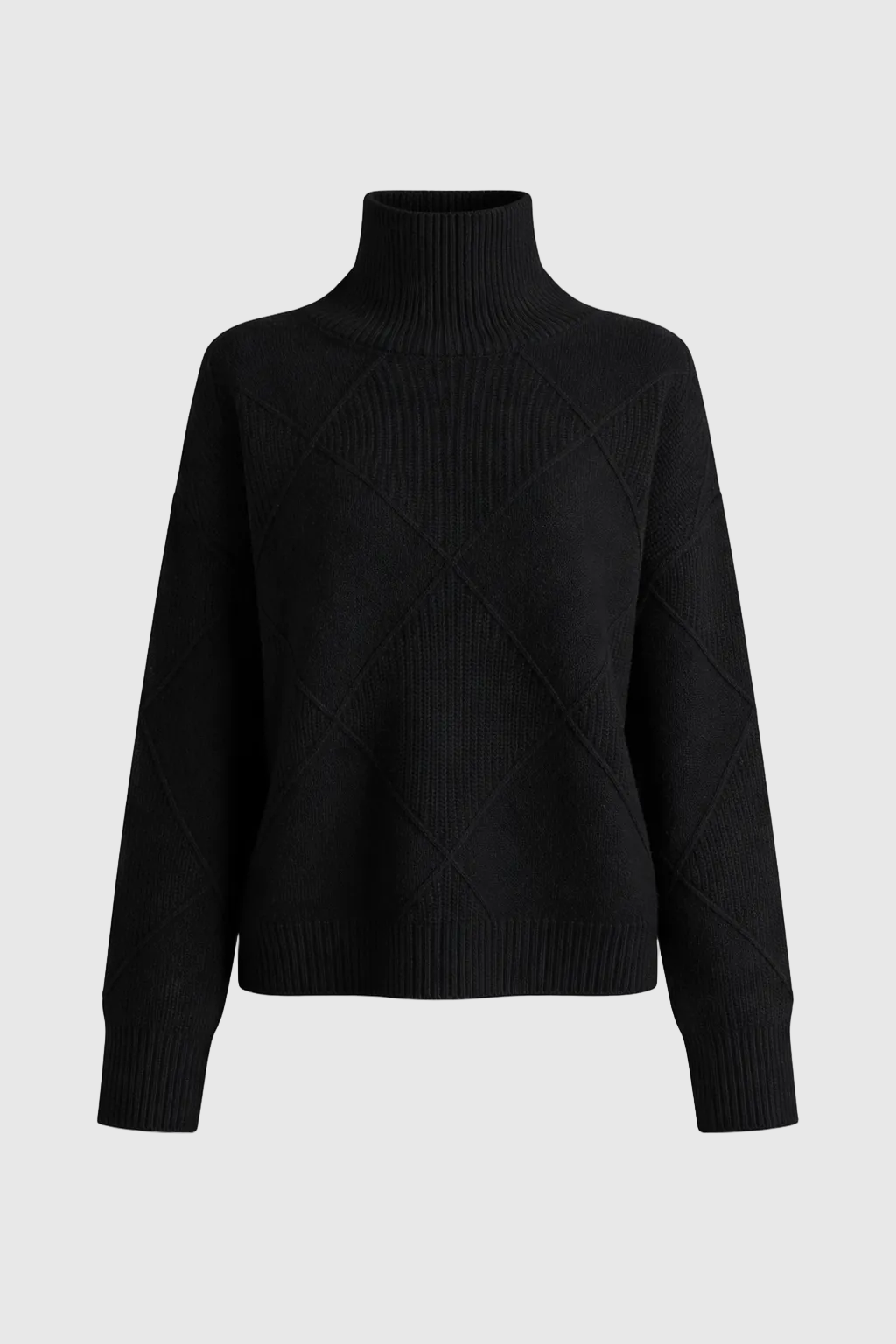 Penelope Pull Femme – Elegant & Soft Turtleneck Cashmere Sweater for Winter Comfort