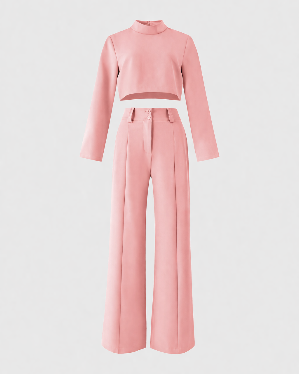 Eleganza Women's Tweed Sweater & Trousers Co-Ord Set | Tailored Autumn Two-Piece Set for Women