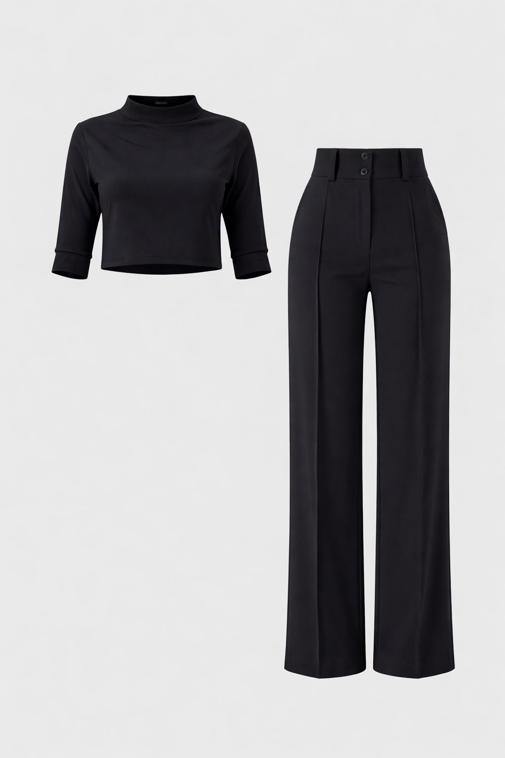 Eleganza Women's Tweed Sweater & Trousers Co-Ord Set | Tailored Autumn Two-Piece Set for Women