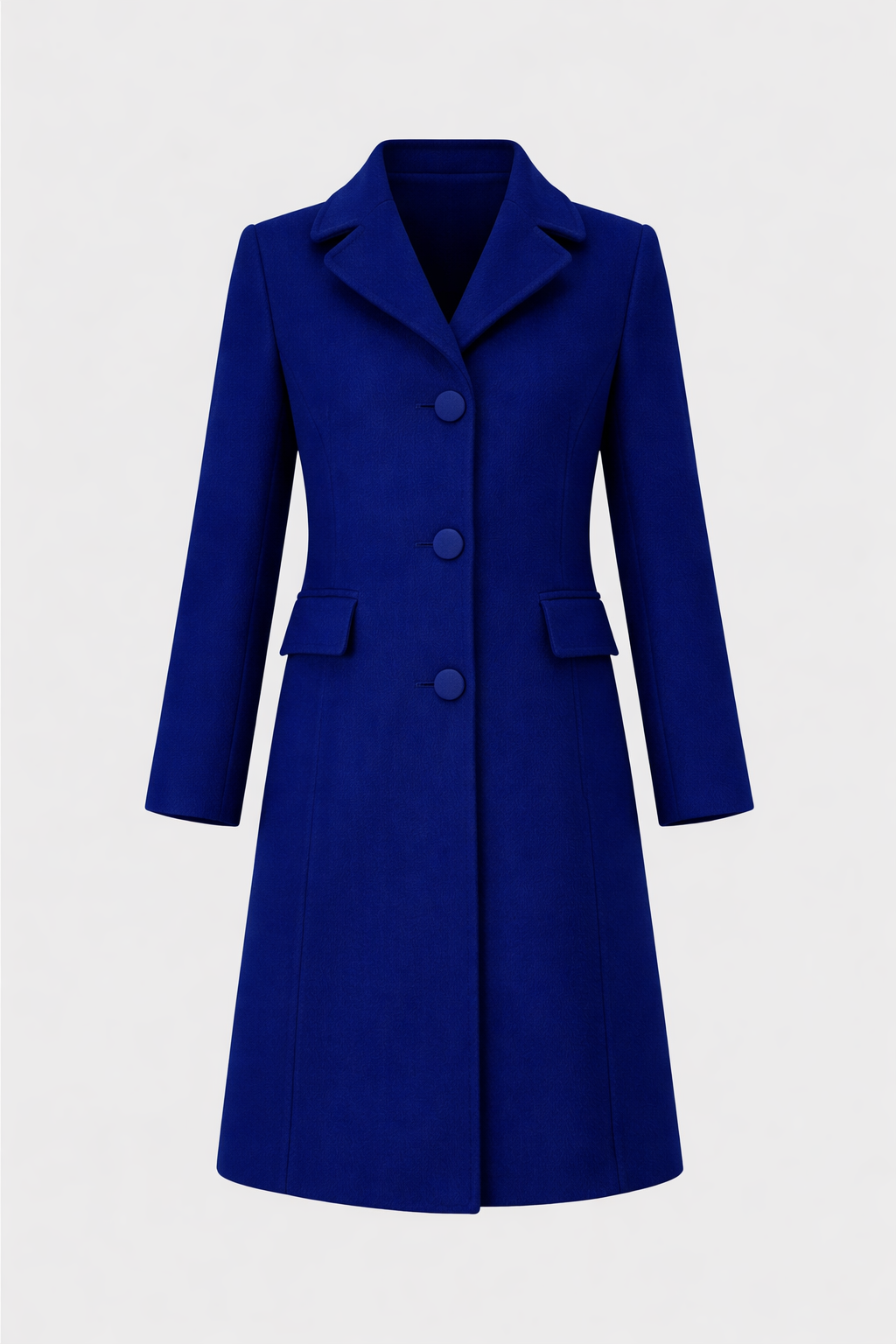 Constance Women's Classic Wool Cashmere Blend Coat | Tailored Mid-Length Winter Coat for Women