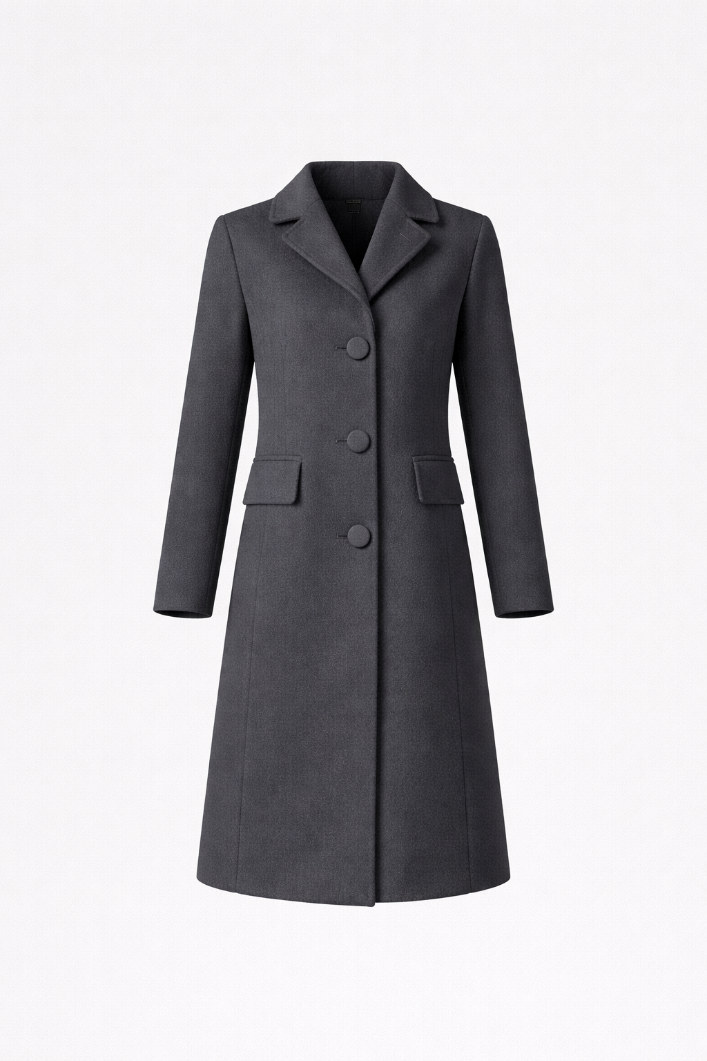 Constance Women's Classic Wool Cashmere Blend Coat | Tailored Mid-Length Winter Coat for Women