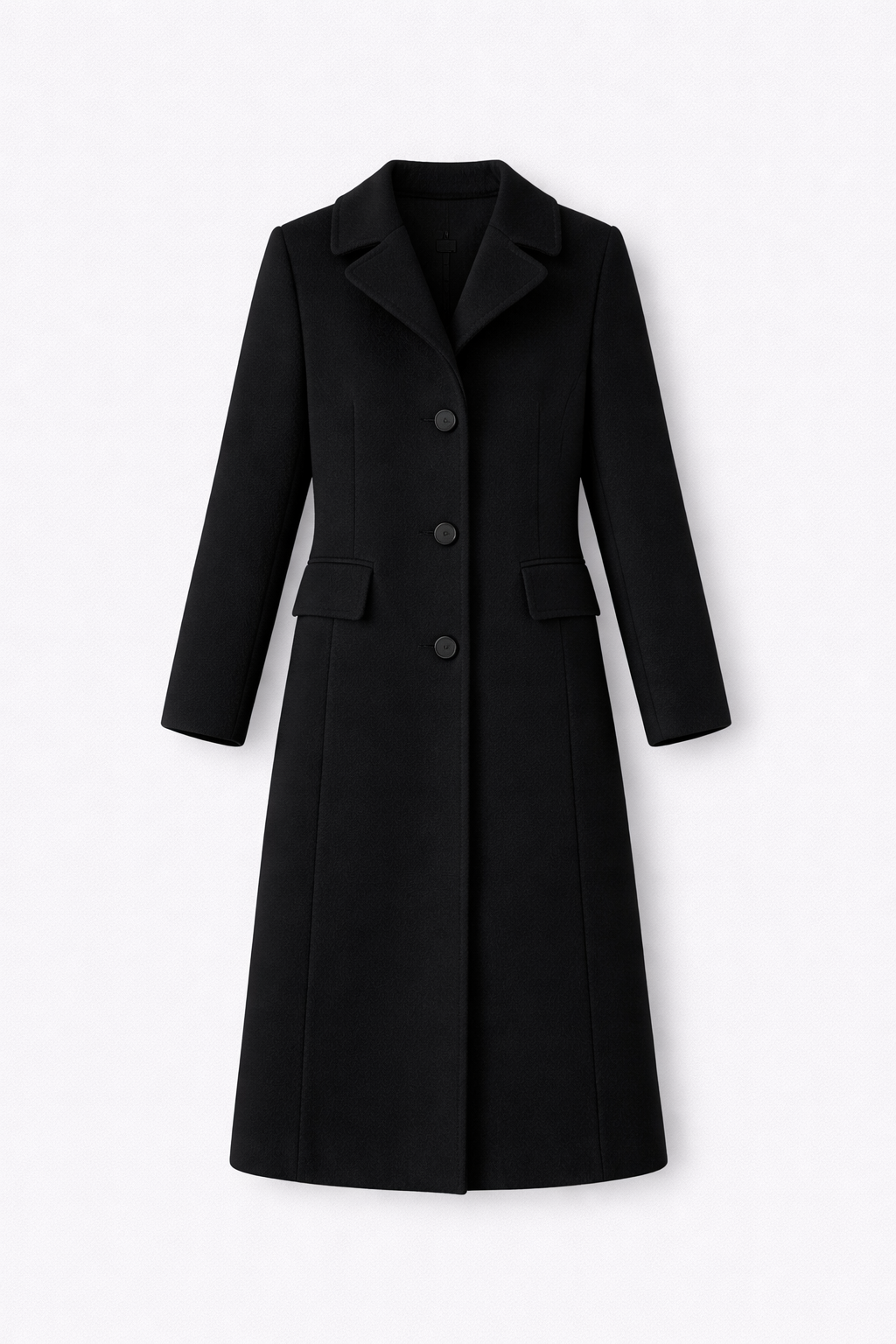 Constance Women's Classic Wool Cashmere Blend Coat | Tailored Mid-Length Winter Coat for Women