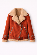 Harlow Women's Leather Buckle Jacket | Casual Everyday Vegan Leather Jacket for Women