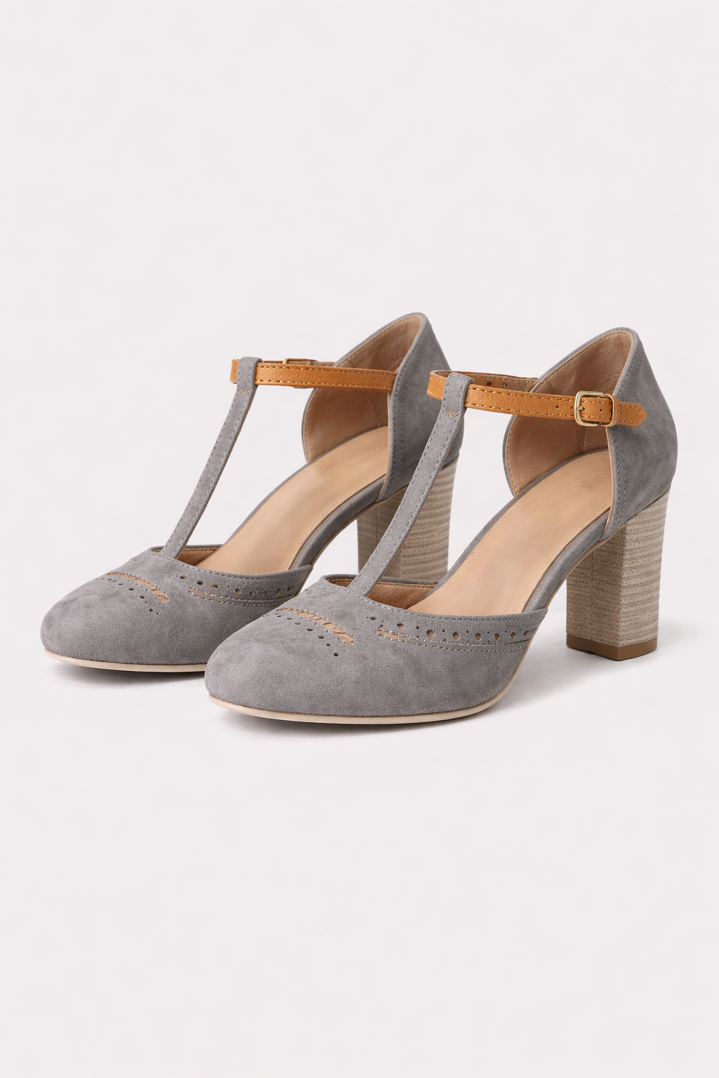 Comfort Women's Orthopedic Low Heel Court Shoes | Cushioned Wide Heel Faux Leather Footwear