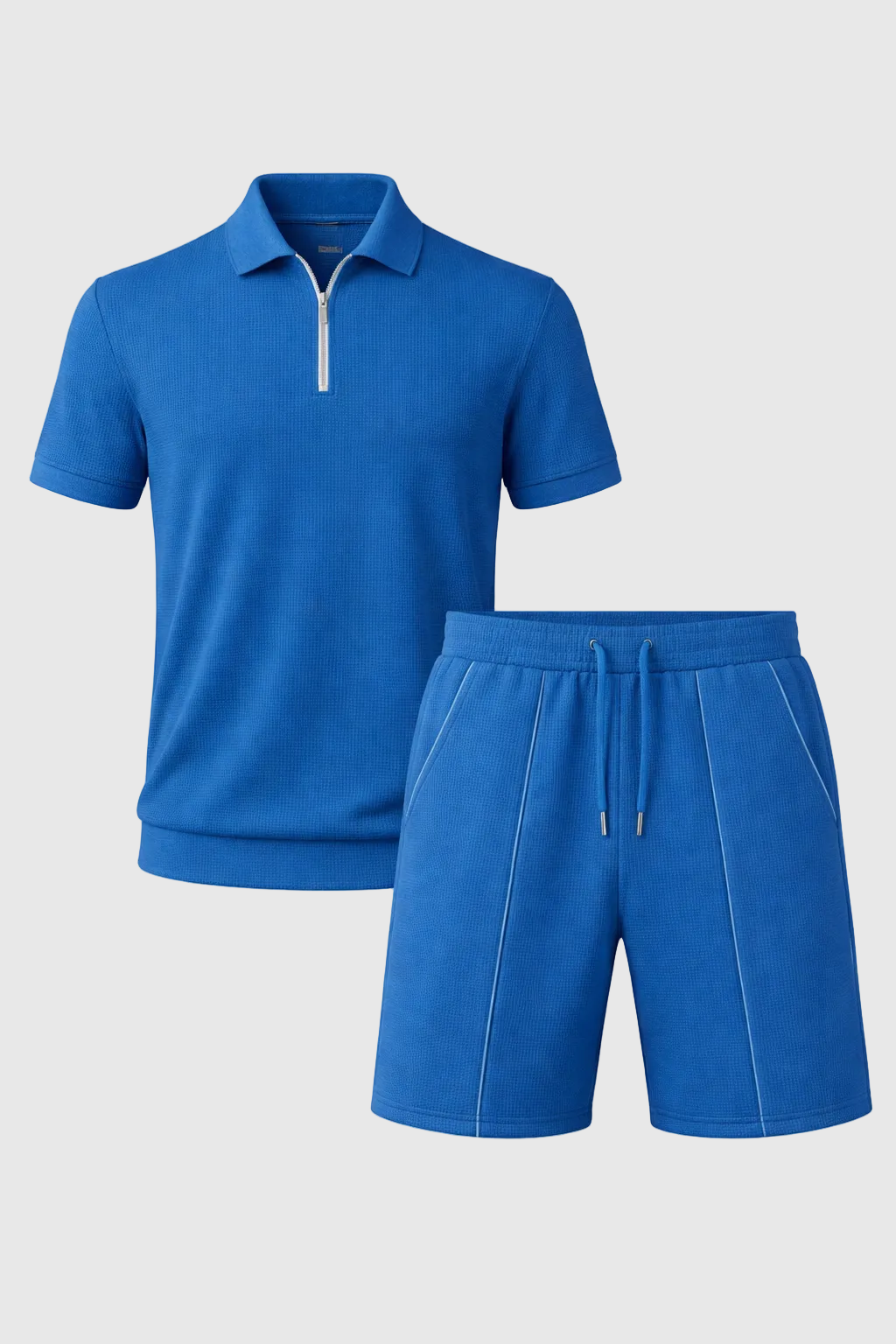 Riviera Men's Summer Polo & Shorts Co-Ord Set | Cotton Casual Two-Piece Set for Men