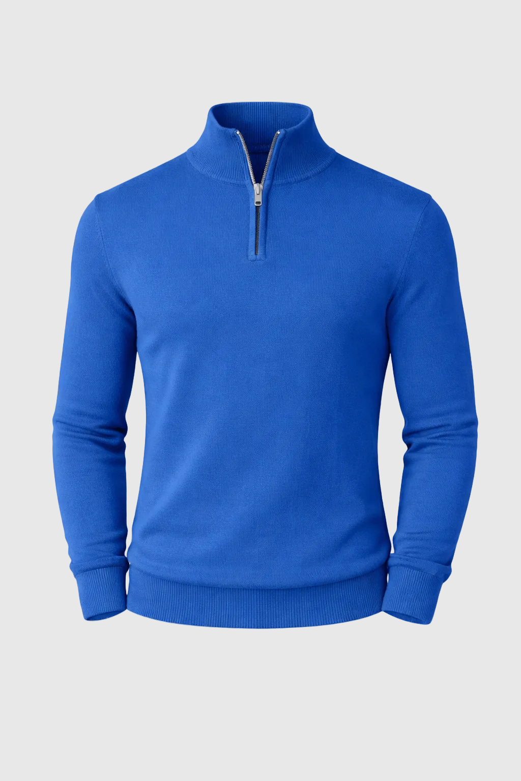 Men’s Slim Fit Quarter Zip Jumper – Warm Knit Sweater