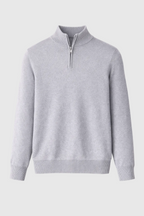 Men’s Slim Fit Quarter Zip Jumper – Warm Knit Sweater