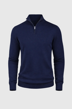 Men’s Slim Fit Quarter Zip Jumper – Warm Knit Sweater
