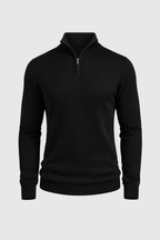 Men’s Slim Fit Quarter Zip Jumper – Warm Knit Sweater